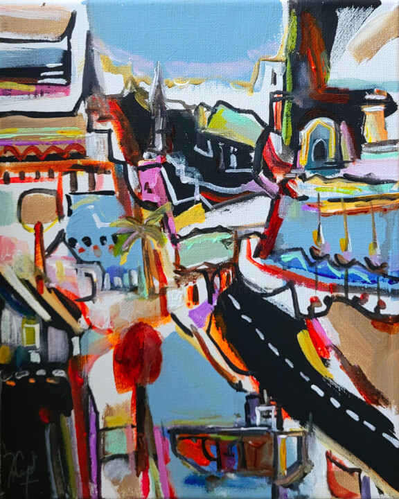 Un rêve d'unité 绘画, 9.8x7.9 in