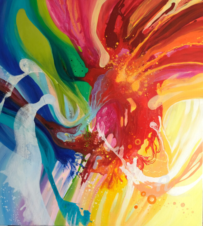 Youthful imagination 绘画, 41.3x37.4 in