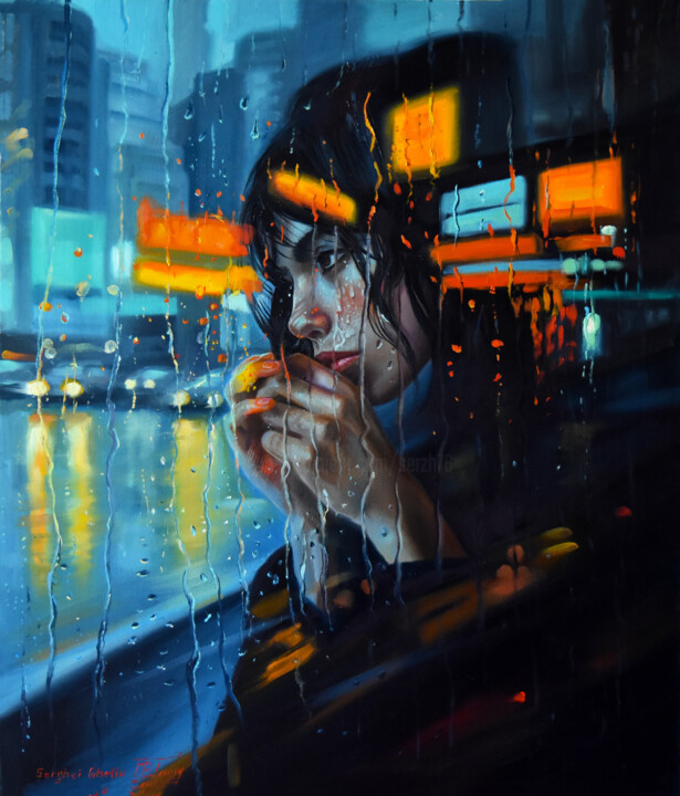 A wet November III 绘画, 27.6x23.6 in
