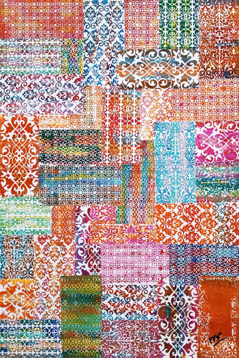 Art Deco 绘画, 35.4x23.6 in