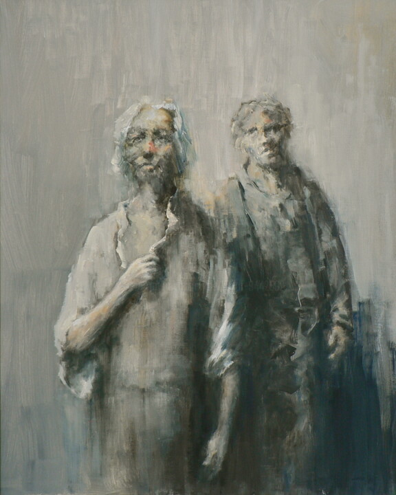 Les vieux 绘画, 78.7x63 in