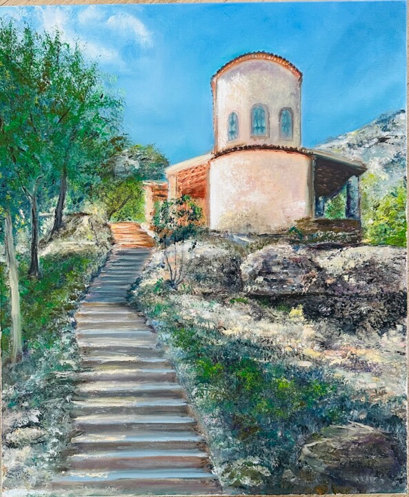 Pilgrims Beacon 绘画, 23.6x19.7 in