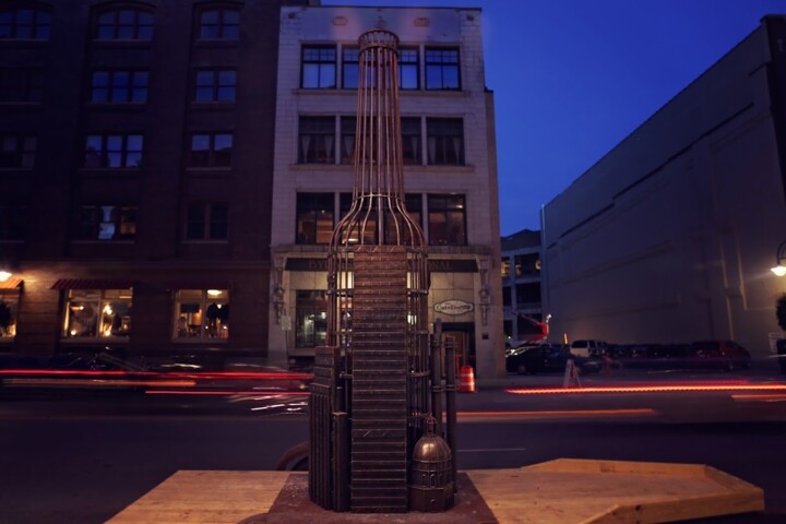 Sculpture,  108x36 in 