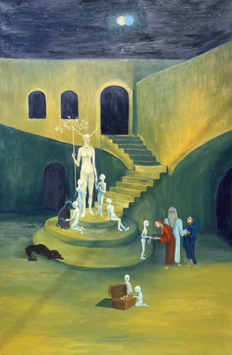Tuatha De Danann Tablo, 59,1x39,4 in