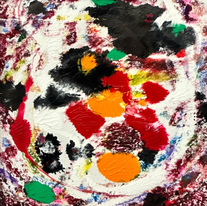 Egg & bacon Painting, 15.8x15.8 in