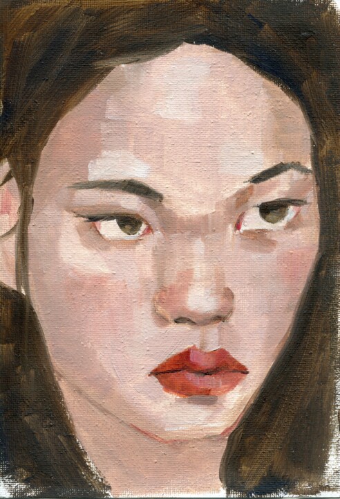 Portrait 1 绘画, 8.3x5.7 in