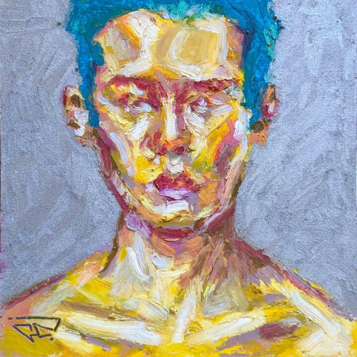 绘画,  5.1x5.1 in 