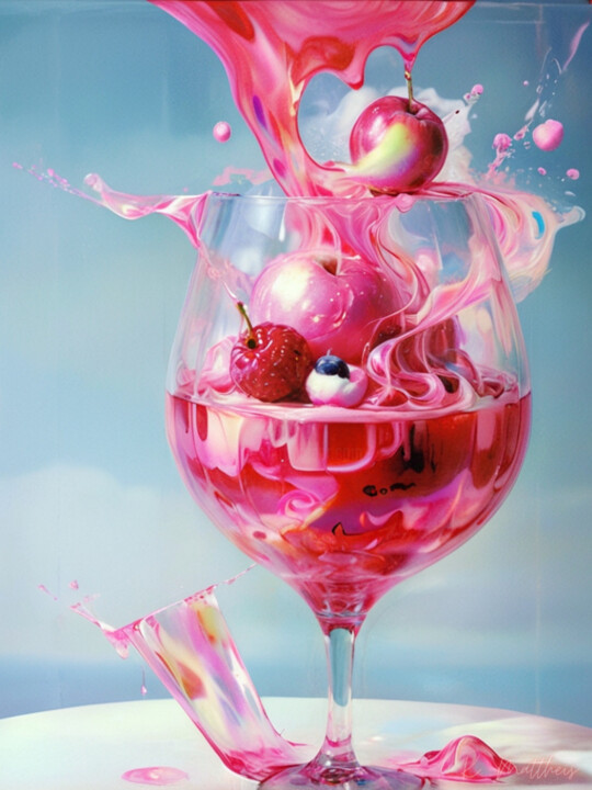 Pink Cocktail 数字艺术