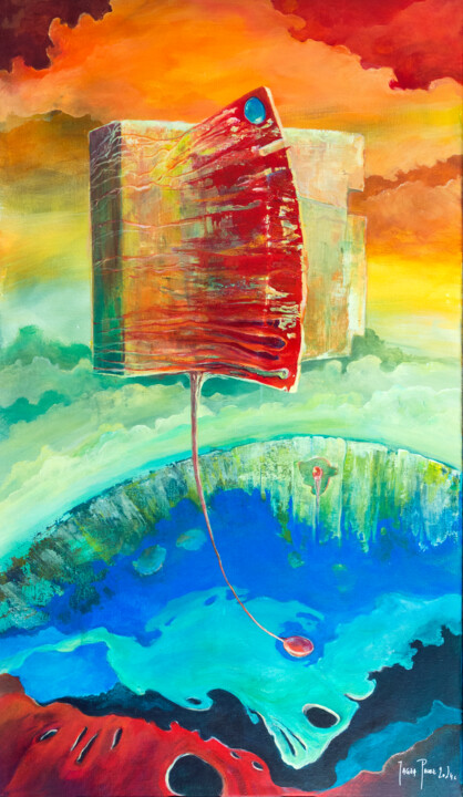 Contact 绘画, 47.2x27.6 in