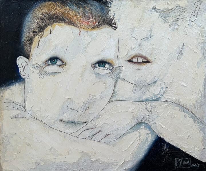 Weekend. Schilderij, 19,7x23,6 in