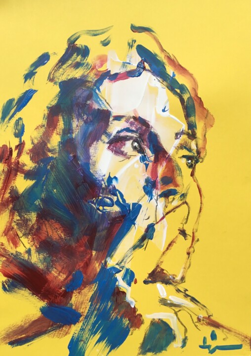 Série Korngold #4 绘画, 13.4x9.5 in
