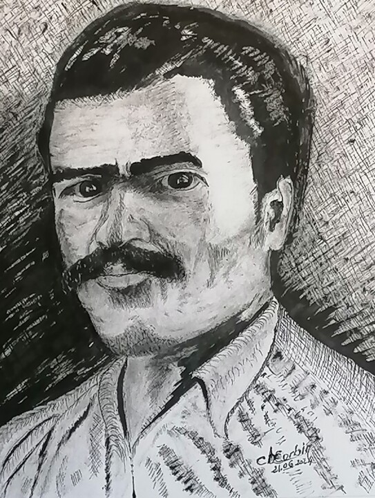 GUY Tekening, 16,1x12,6 in