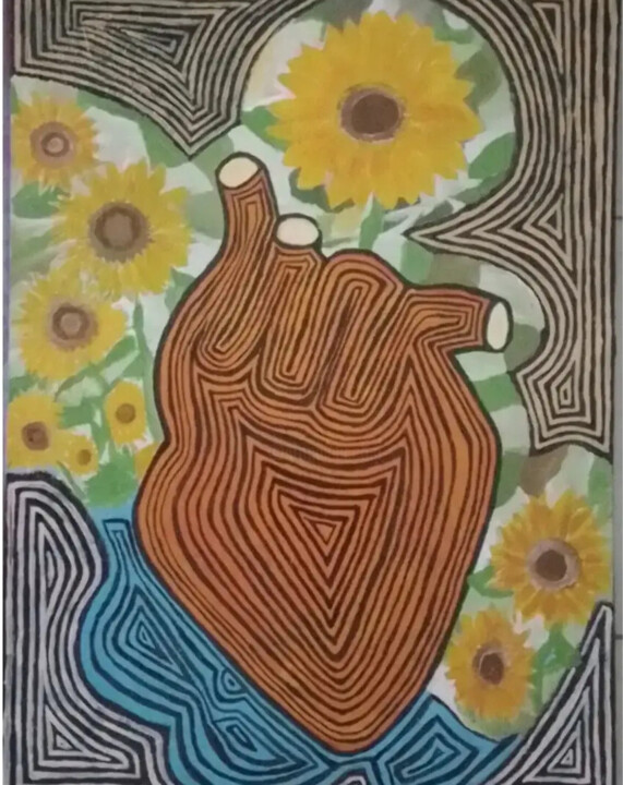 绘画,  27.6x19.7 in 