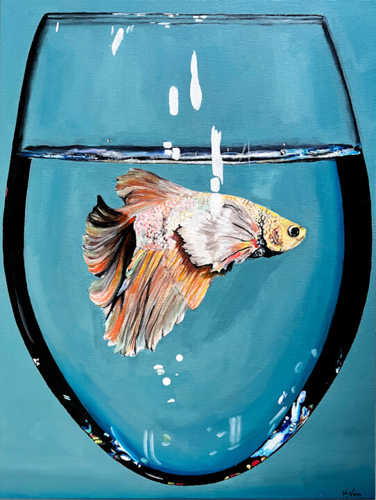 Trapped 3.0 绘画, 24x18 in