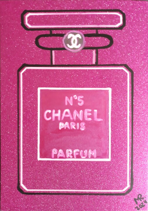Perfumery-8;Chanel-5. 绘画, 11.8x8.3 in