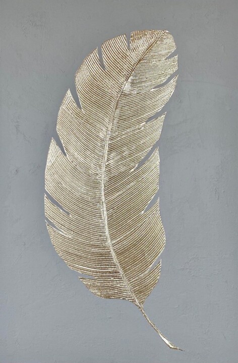 A Feather 绘画, 23.6x15.8 in
