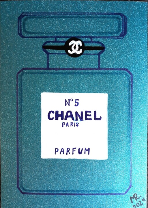 Perfumery-9;Chanel-5. 绘画, 11.8x8.3 in