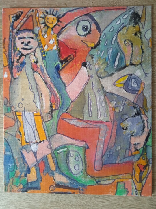 Le Lutin 绘画, 15.8x11.8 in
