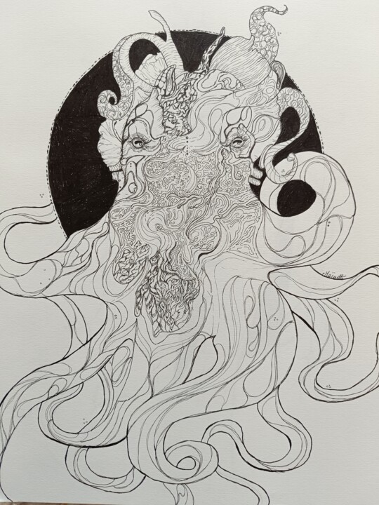 Créature 图画, 11.7x8.3 in