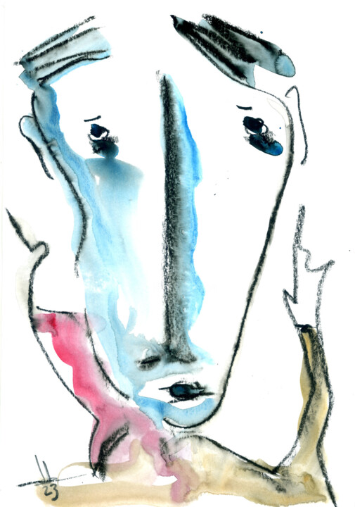 绘画,  11.6x8.3 in 