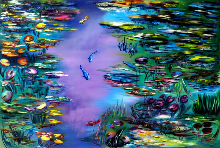 Pond of Peacefulness Картина, 40x60 in