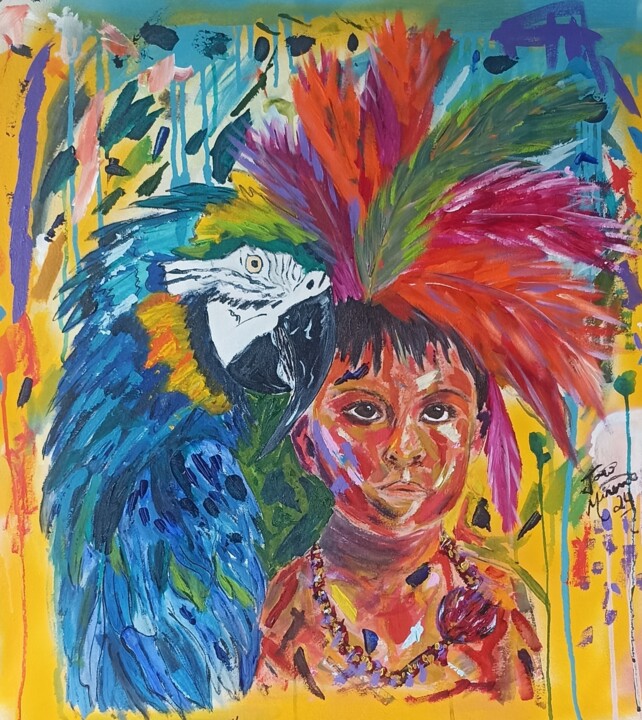 Amazônia n 5 绘画, 27.6x23.6 in