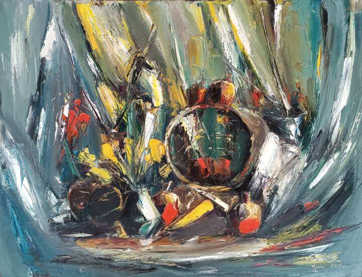 绘画,  27.6x35.4 in 