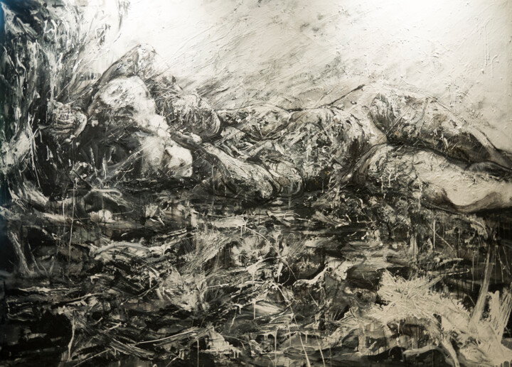 绘画,  70.9x98.4 in 