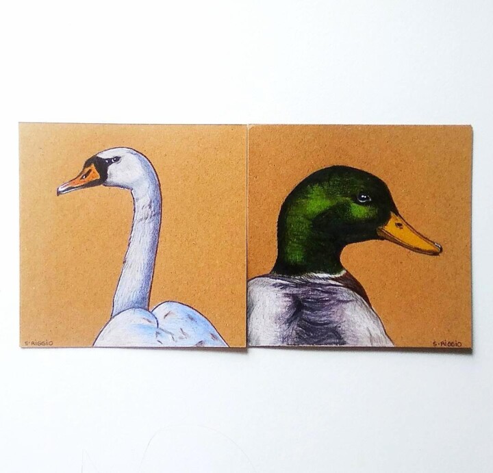 图画,  5.1x5.1 in 