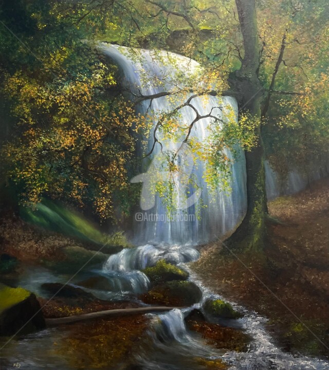 La fonte della vita Painting, 35.4x31.5 in