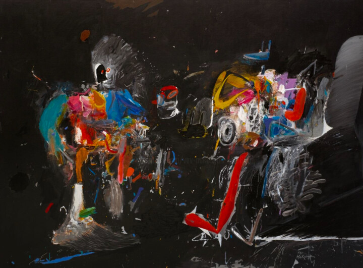 绘画,  55.1x74.8 in 