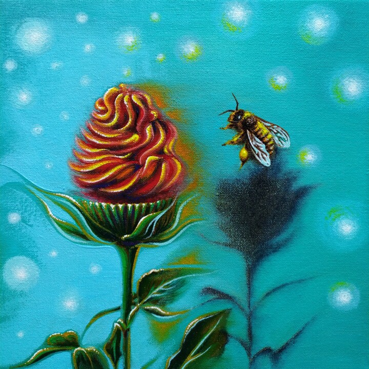 Sweet illusion 绘画, 7.9x7.9 in