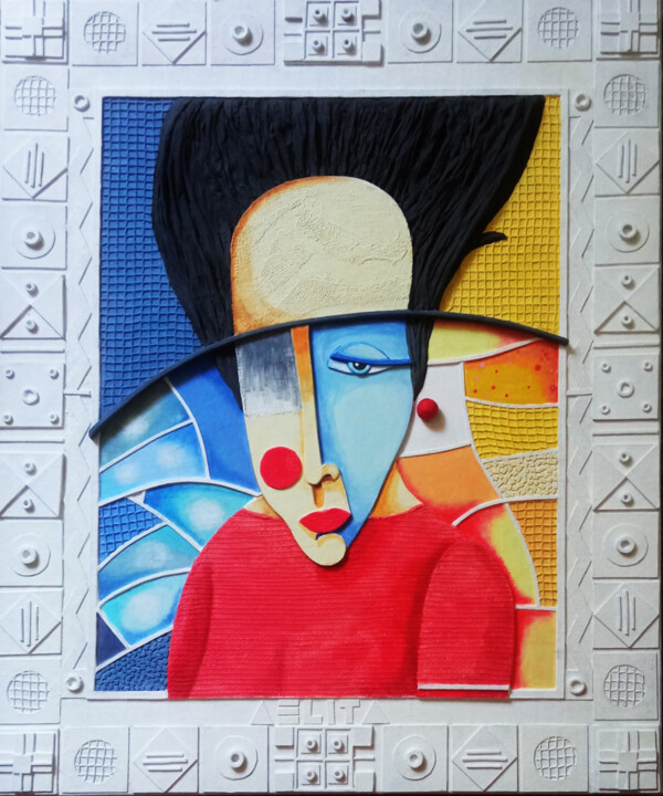 AELITA 绘画, 23.6x19.7 in