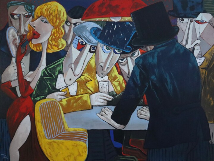 What's the deal 绘画, 59.1x78.7 in