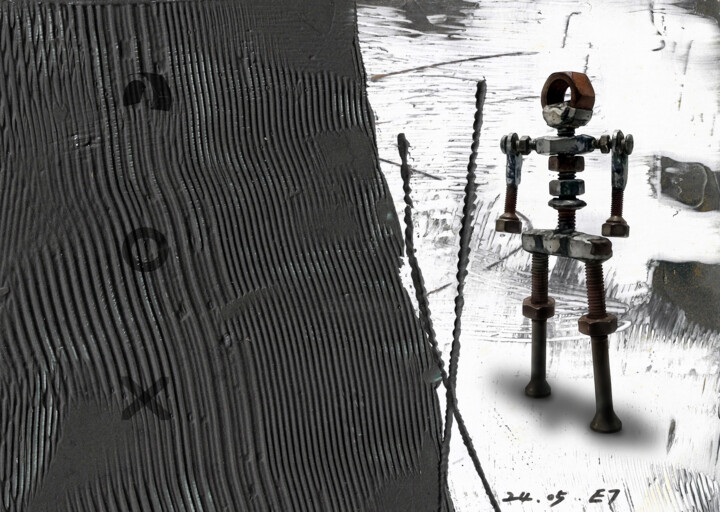 Correspondence 绘画, 15.4x21.3 in