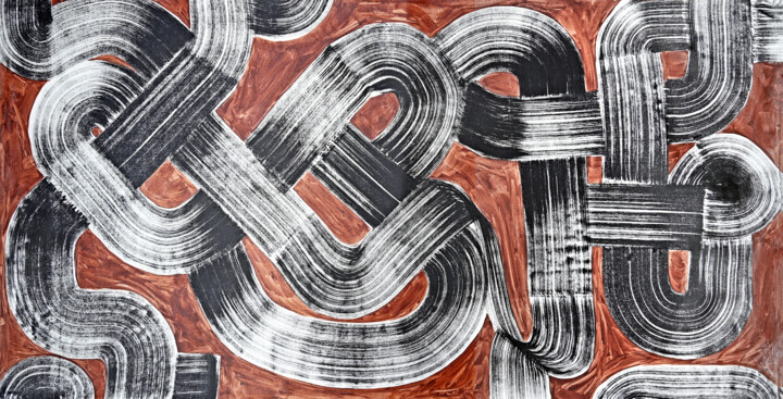 Painting titled "Composition No. 471" by Sumit Ratta, Original Artwork, Acrylic