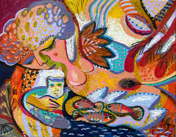 绘画,  10.8x13.6 in 