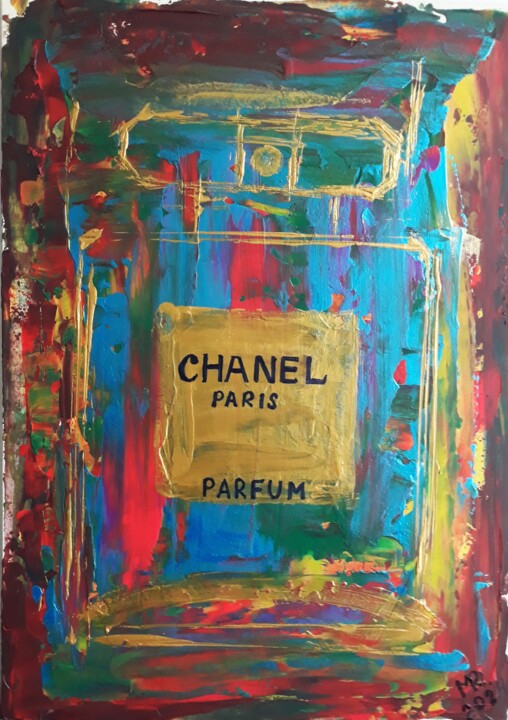 Chanel-5. 绘画, 16.5x11.8 in
