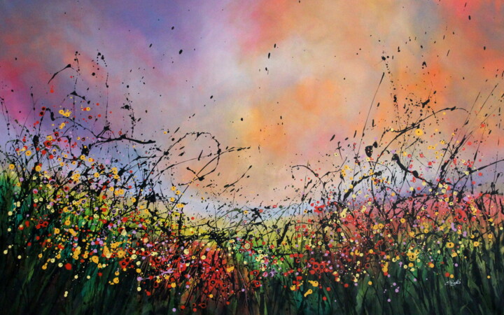 Here We Are #1 绘画, 39x64.6 in