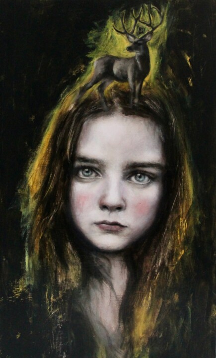 绘画,  19.7x11.8 in 