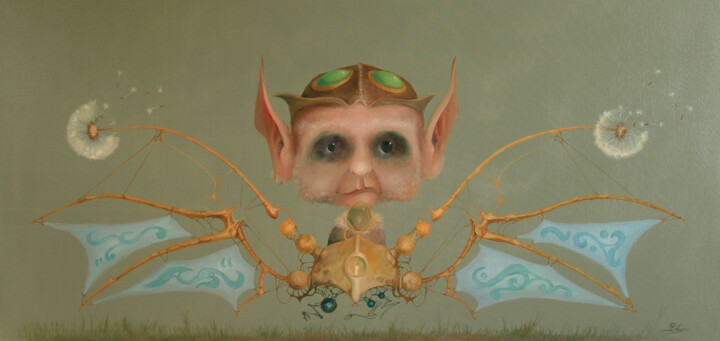 DandelionAtomizer 绘画, 23.6x49.2 in