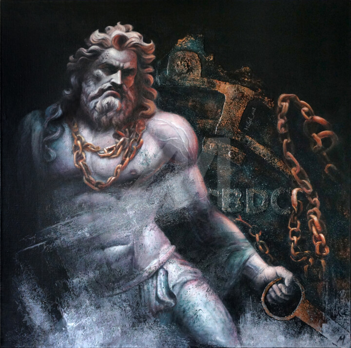 ZEUS 绘画, 39.4x39.4 in