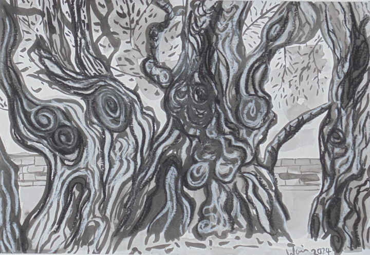 Drawing,  11.8x16.5 in 