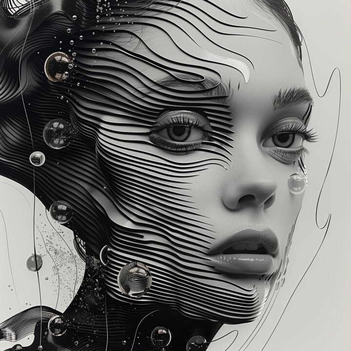 Arte digital titulada "absolution #2" por Virgil Quinn, Obra de arte original, Imagen generada por IA