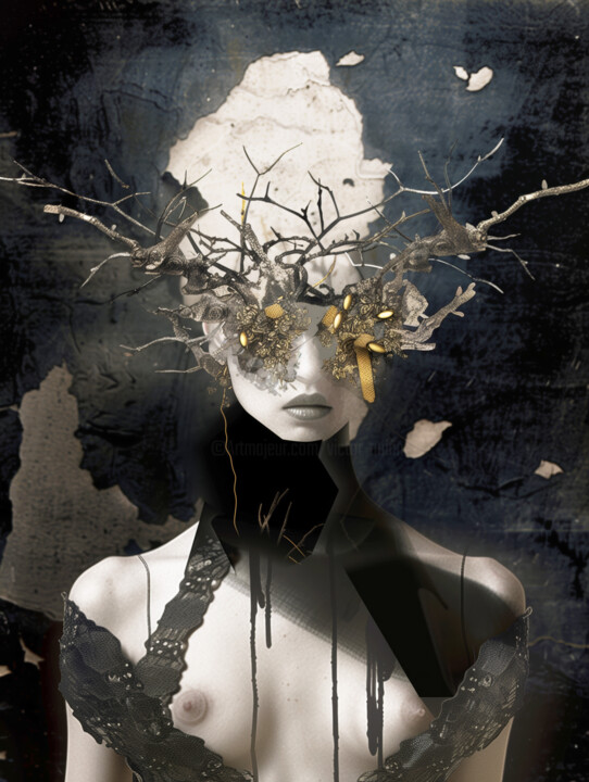Arte digital titulada "Arborista #73132" por Virgil Quinn, Obra de arte original, Imagen generada por IA