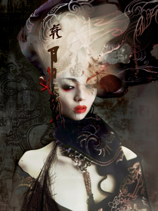 Arte digital titulada "envelocia #5222" por Virgil Quinn, Obra de arte original, Imagen generada por IA