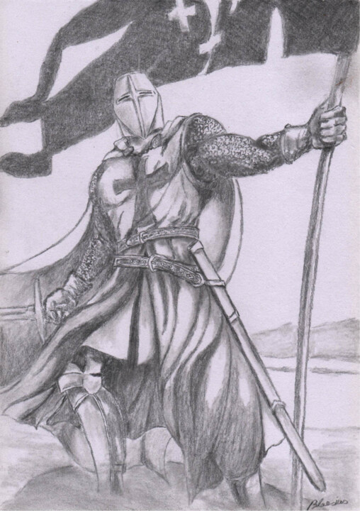 Croisade Drawing, 11.4x8.3 in