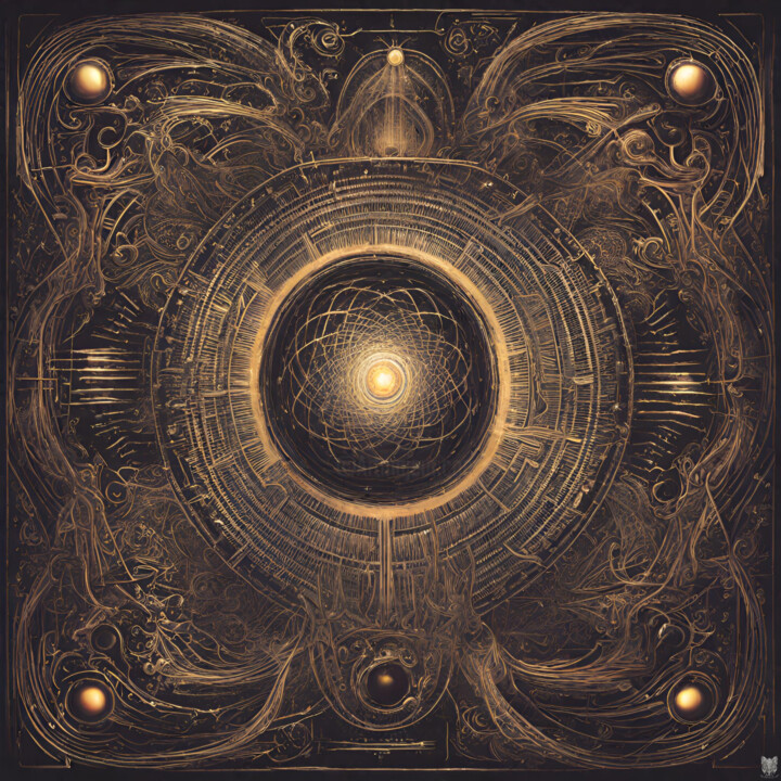 数字艺术 标题为“Earth mandala” 由Reskatorsilver, 原创艺术品, 数字打印