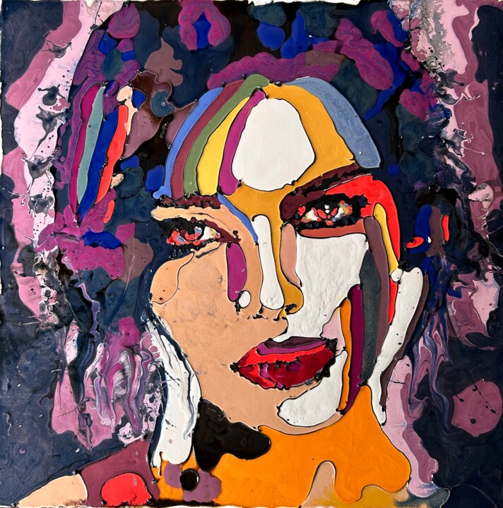 Allegra sensazione 绘画, 29.5x29.5 in