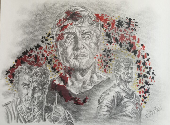 图画,  11.7x16.5 in 